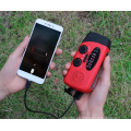 Emergency Hand Crank Self Powered AM/FM NOAA Solar Weather Radio with LED Flashlight, 1000mAh Power Bank for iPhone/Smart Phone